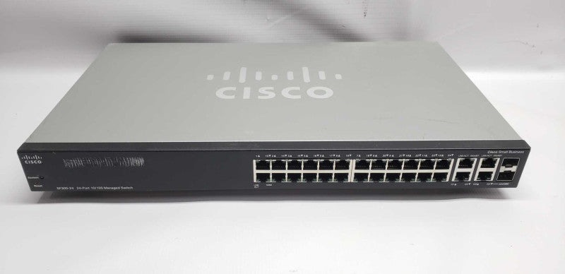 cisco SF300-24 Small Business 300 Series Managed Switch / factory reset  #