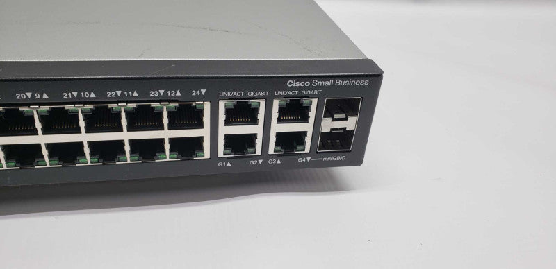 cisco SF300-24 Small Business 300 Series Managed Switch / factory reset  #