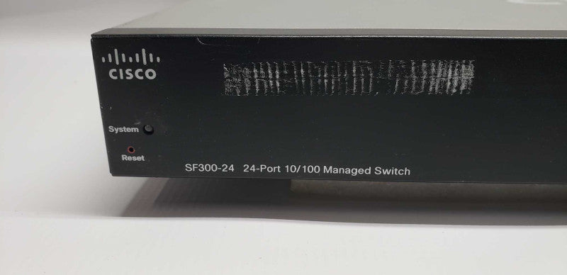 cisco SF300-24 Small Business 300 Series Managed Switch / factory reset  #