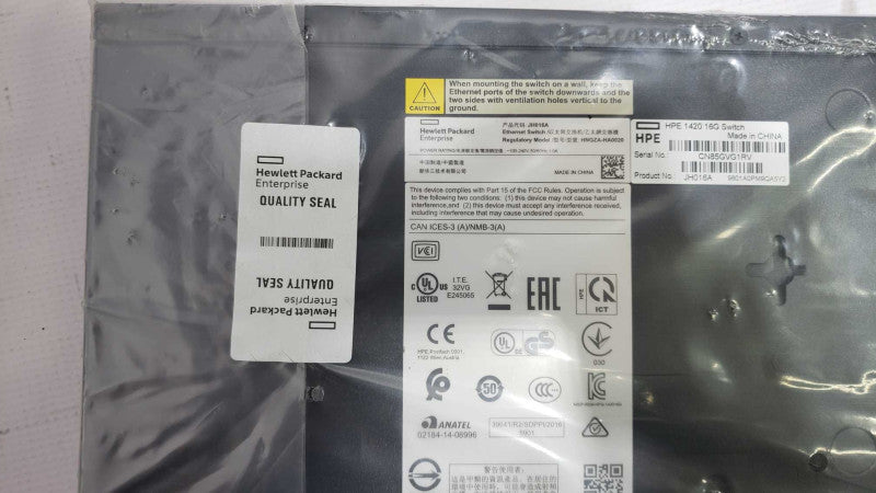 New Hewlett Packard HP Office Connect 1420 16-Port Gigabit Switch JH016A [