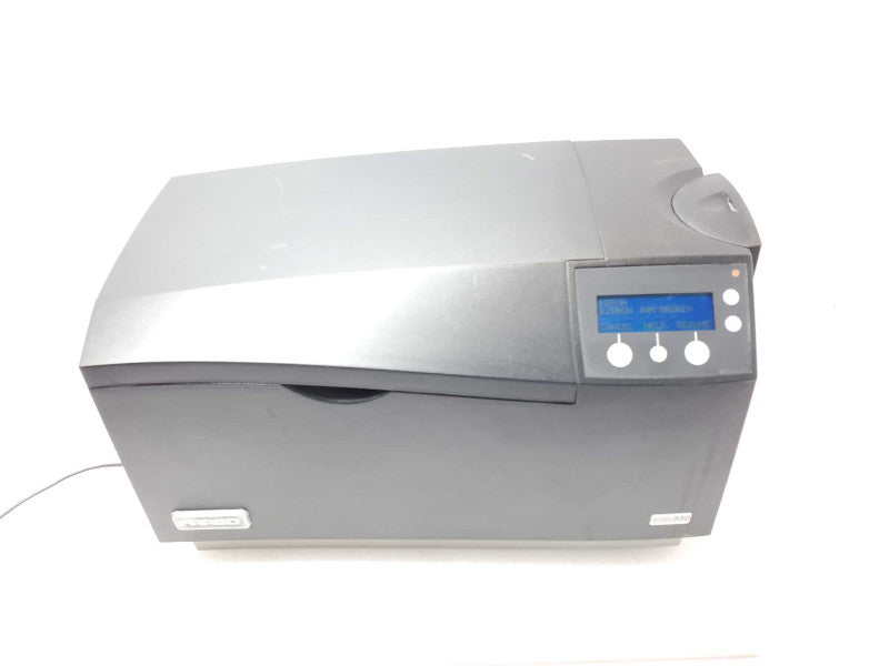 Fargo Direct to Card 550 ID Card Printer Model 091800, Powers on, AS-IS, Read _