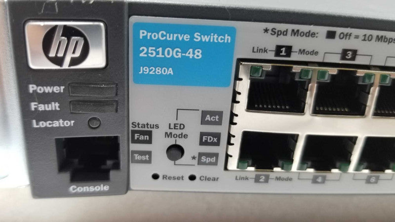 HP ProCurve J9280A 2510G-48 48-Port Managed Gigabit Switch W/ 4 SFP, QTY  ~
