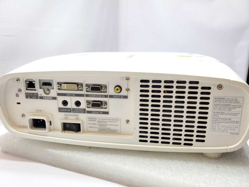 Panasonic PT-RW330U WXGA DLP Projector VGA DVI LAN HDMI, AS-IS _