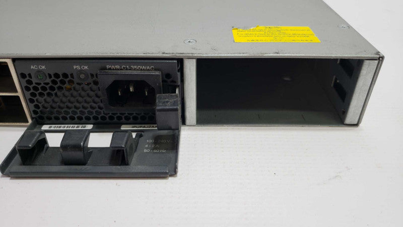 Cisco WS-C3850-24T-E v08 24 Port Gigabit Managed Switch with C3850-NM-2-10G [