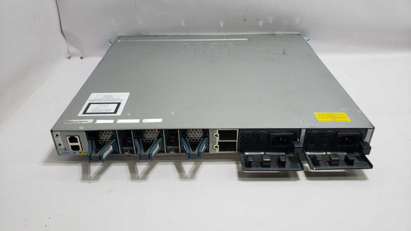 Cisco WS-C3850-24T-E v08 24 Port Gigabit Managed Switch with C3850-NM-2-10G [