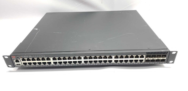 Brocade ICX 7250-48P 48-Port gigabit Mbps RJ-45 PoE+ Switch/ 8x 1 GbE Uplink #