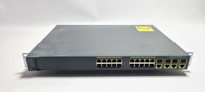 Cisco Catalyst WS-C2960G-24TC-L 24-Port Gigabit 4xSFP Port Network Switch $