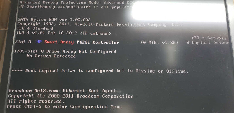 HP Proliant DL360p Gen8 Xeon E5-2620 @ 2.00ghz / 16gb ram / P420i Raid Ctrl #