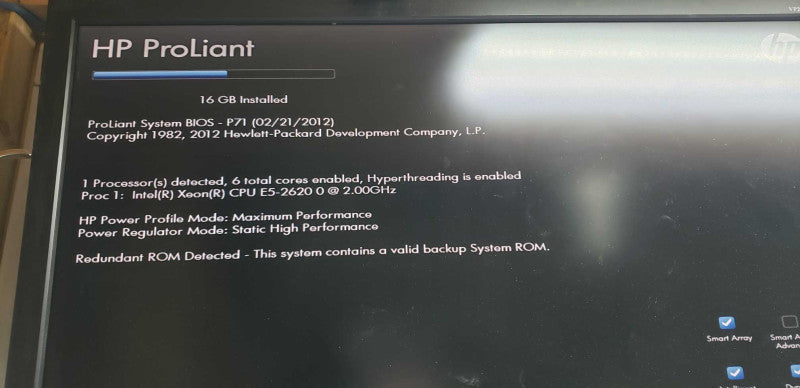 HP Proliant DL360p Gen8 Xeon E5-2620 @ 2.00ghz / 16gb ram / P420i Raid Ctrl #