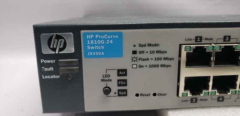 HP ProCurve 1810G-24 Switch J9450A #