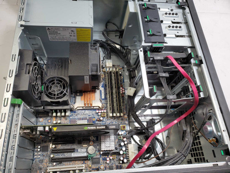 HP Z420 Workstation Xeon E5-1620 @3.6Ghz 28GB DDR3 Quadro K2200 1TB HDD )