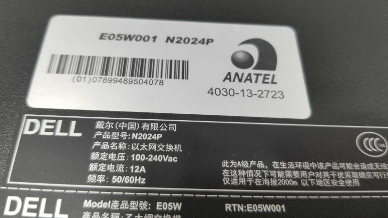 N2024P Dell N2000 Series 24-Port Gigabit 2-Port SFP+ PoE Switch w/ Rack Mount ~