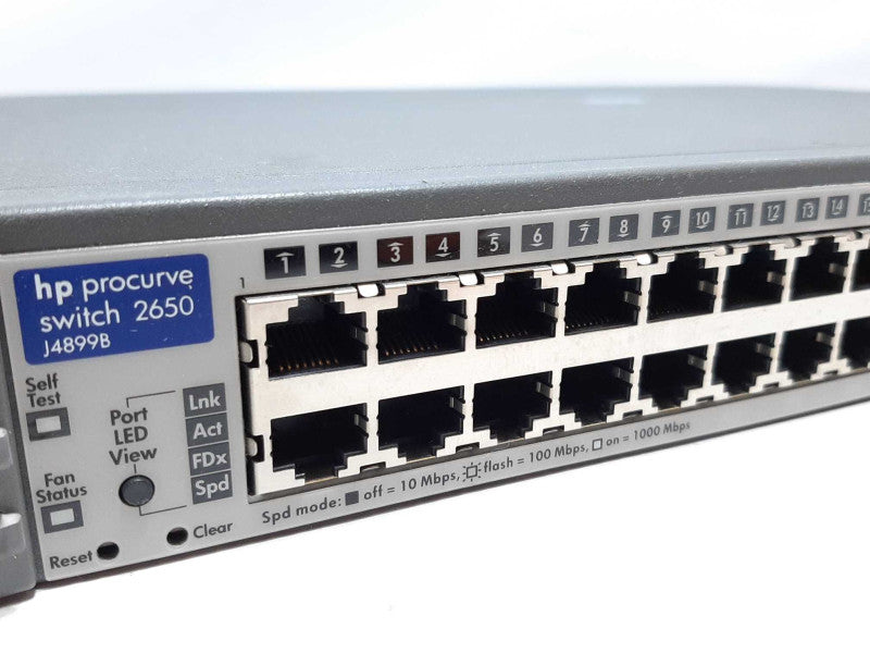 HP Procurve Switch 2650 J4899B 48-Port Gigabit Ethernet Switch +