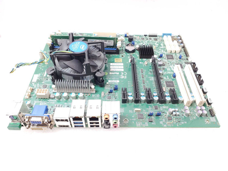 Supermicro X10SAE Board, Core I5-4440 3.1GHz, 8GB DDR3, No I/O Back cover _