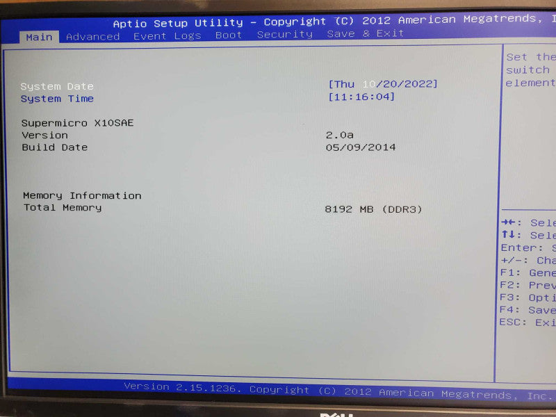 Supermicro X10SAE Board, Core I5-4440 3.1GHz, 8GB DDR3, No I/O Back cover _