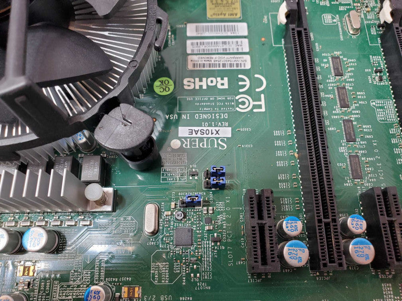 Supermicro X10SAE Board, Core I5-4440 3.1GHz, 8GB DDR3, No I/O Back cover _