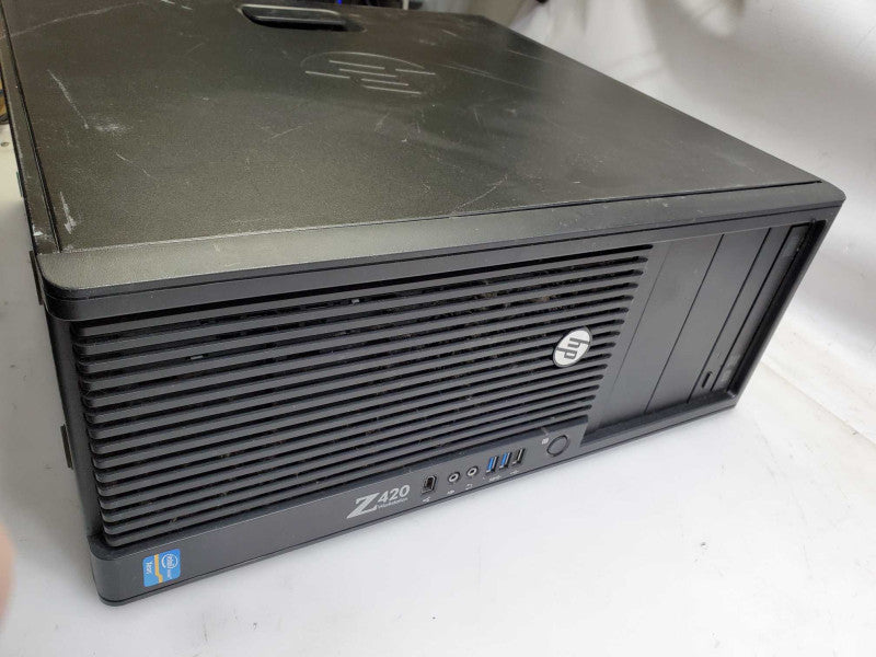 HP Z420 Workstation Xeon E5-1620 @3.6Ghz 8GB DDR3 GT720DE 500GB HDD )