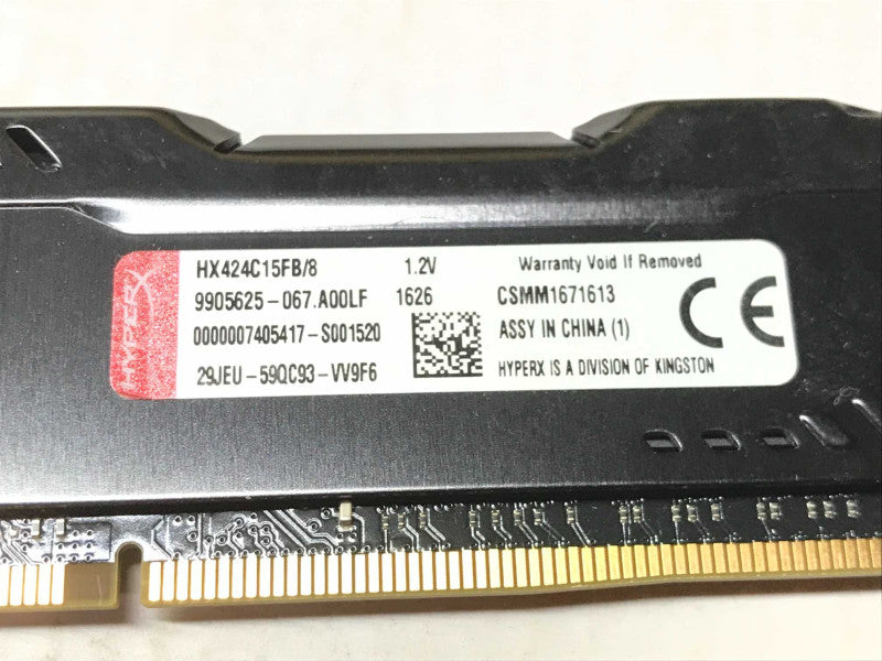 Kingston Hyperx HX424C15FB/8 Non-ECC DDR4 Desktop RAM +