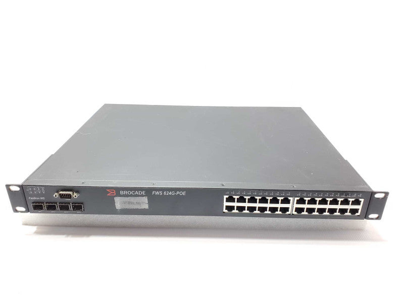 Brocade 24-Ports PoE Gigabit Switch FWS624G-POE PWR _