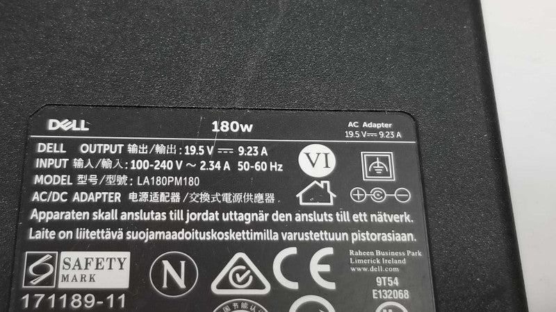 DELL LA180PM180 180W 19.5V ~