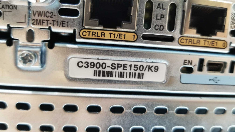 Cisco 3945 Integrated Service Router C3900-SPE150/K9 2xPSUs ipbaseK9, QTY ~