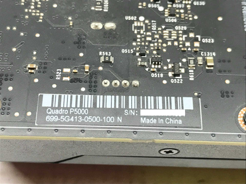 NVIDIA Quadro P5000 GDDR5X 4x DP 1x DVI 256bit Graphics Card +