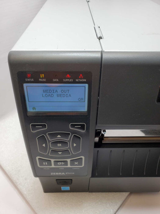 Zebra ZT410 ZT41043-T010000Z Industrial Thermal Transfer Barcode Label Printer _