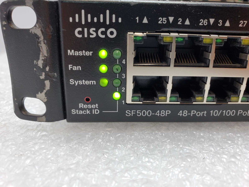 Cisco SF300-48P 48-Port 10/100 PoE Managed Switch, SF500-48P-K9 _