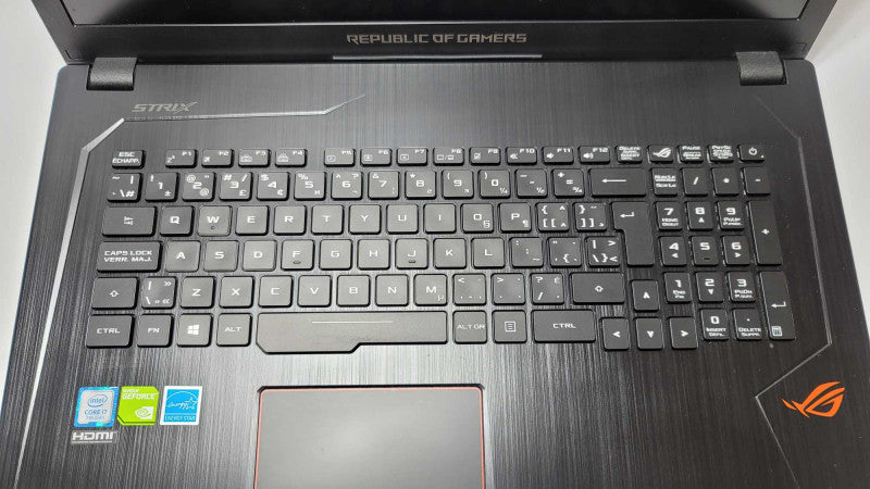 ASUS Republic of Gamers GL753 FOR PARTS  -