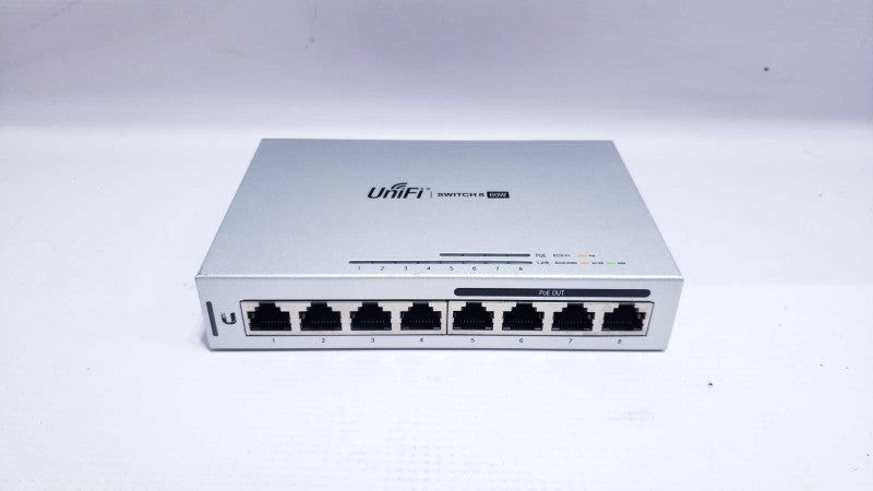 Unifi Switch 8 60W Gigabit PoE US-8-60W 8 Port Managed Network Stitch  [