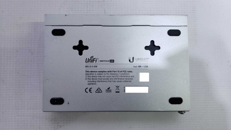 Unifi Switch 8 60W Gigabit PoE US-8-60W 8 Port Managed Network Stitch  [