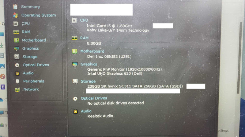 Dell Latitude 5490 14\\" Laptop i5@1.6GHz 8GB DDR4 240G SSD w/ Charger  [