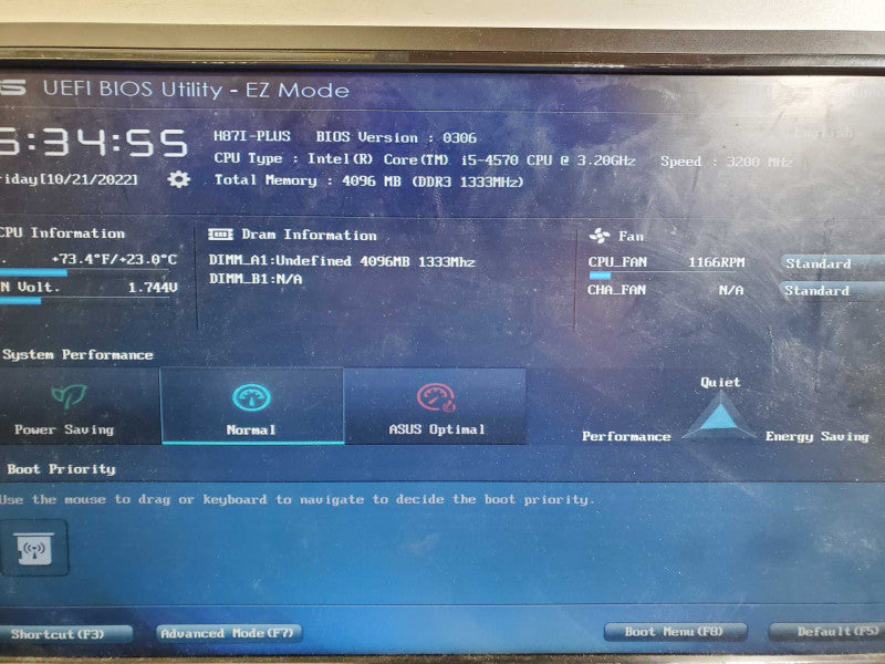 Custom PC Core i5-4570 @3.2GHz 4GB RAM No HDD )