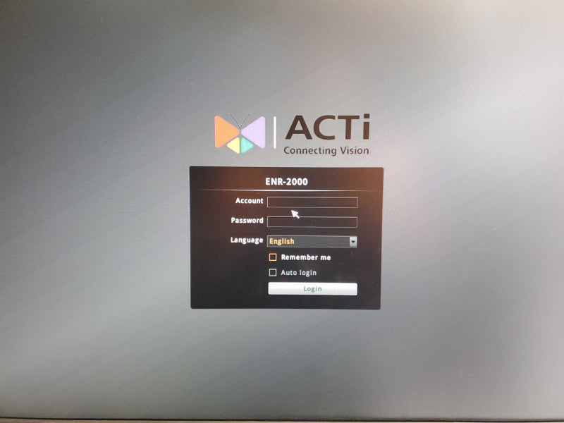 ACTI ENR2000 16-Channel Desktop Standalone NVR, No HDD/Caddies _