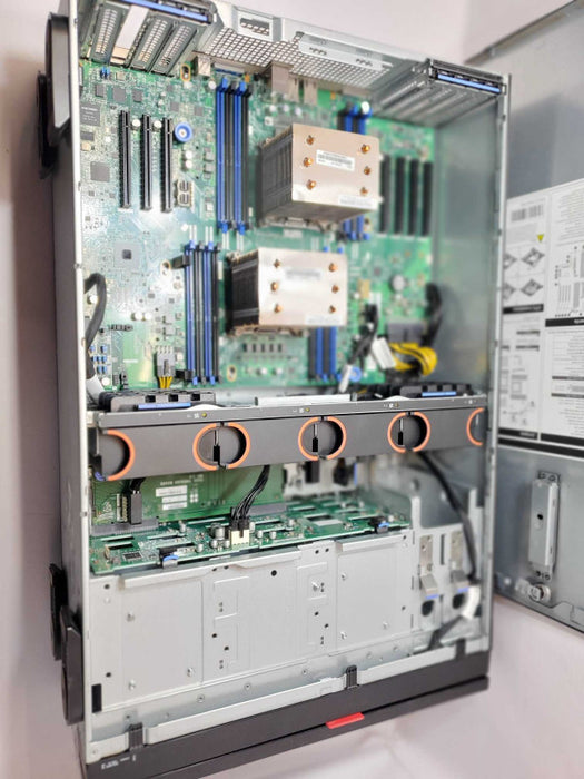Lenovo ThinkServer TD350, 2x Xeon E5-2620v4 CPUs, No RAM/PSU/RAID/HDD AS-IS _