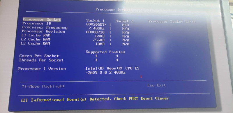 IBM System X3650 M4 Xeon E5-2609 @ 2.40ghz / 4gb ram / see notes #