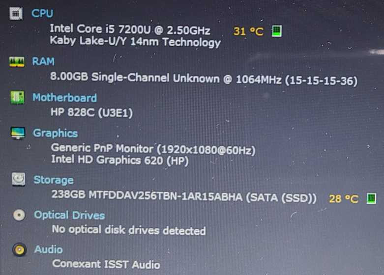 HP EliteBook 840 G4 i5-7200U 2.5GHz 8GB RAM 256GB SSD TouchScreen 14\\" $