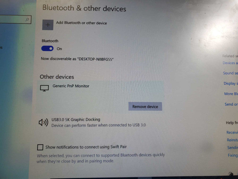 VisionTek VT4000 Dual 4K Monitor Laptop Docking Station 901005 )