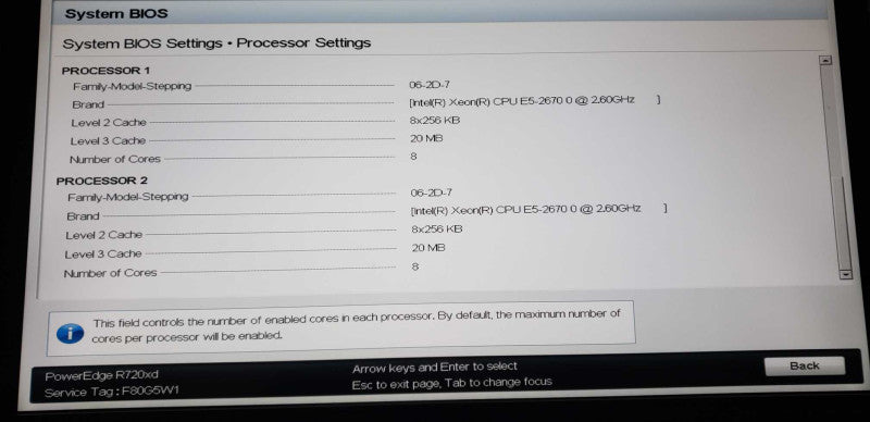 Dell Poweredge R720XD 2x Xeon E5-2670 @ 2.60ghz / 36gb ram / SEE NOTES #