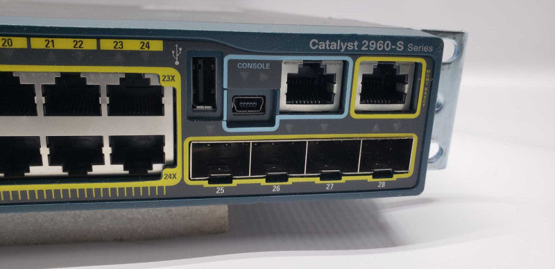 CISCO Catalyst 2960-S WS-C2960S-24TS-L 4-Port Gigabit Managed / FACTORY RESET #