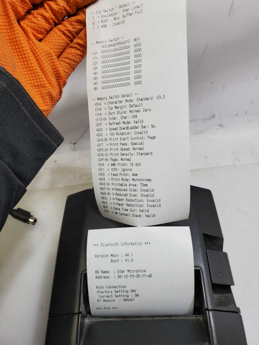 Star Micronics TSP650 654IIBI2 Thermal Receipt Printer_tested)