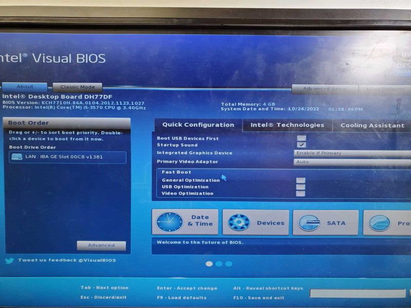 Custom PC Core i5-3570 @3.4GHz 4GB RAM No HDD )
