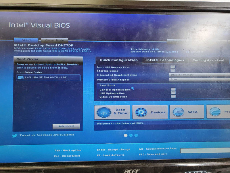 Custom PC Core i5-3570 @3.4GHz 4GB RAM No HDD )