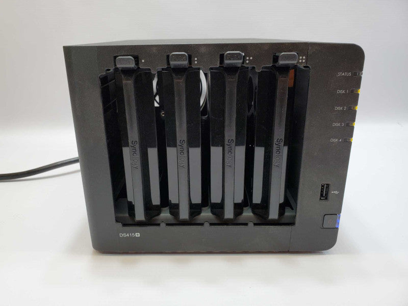 Synology DS415+, 4-Bay DiskStation NAS-Server, No Power adapter/HDD (