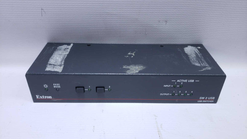 Extron SW 2 USB Two USB Input Switch WITH Power Supply 60-952-02 4 Output Port [