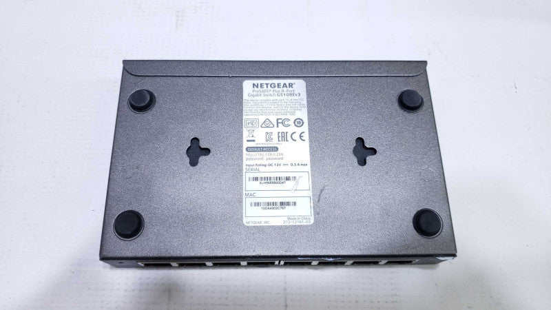 Netgear Pro Safe GS108E v3 / 8 Port Gigabit Managed Switch  [