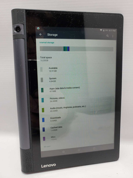 Lenovo Yoga YT3-850F Tablet 16GB Storage |