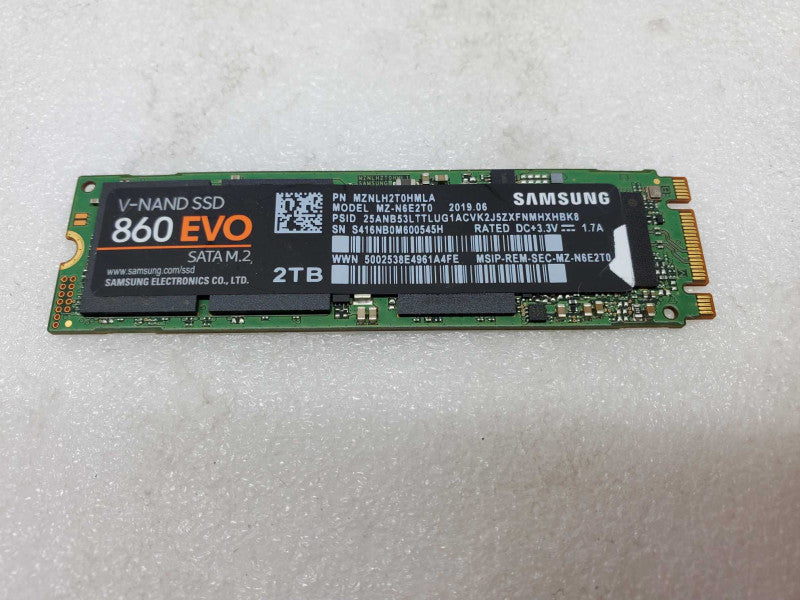 Samsung EVO 860 2TB M.2 Sata (
