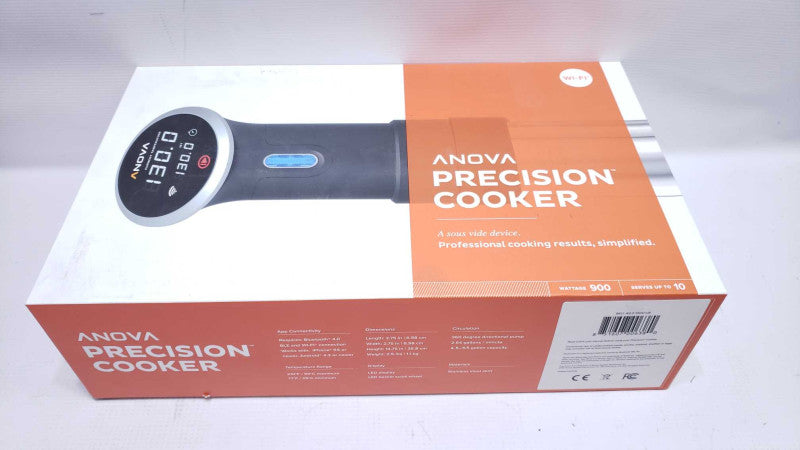 Anova Precisopn Cooker 900 Wattage Bluetooth 4.0 Wi-Fi 210F/99C-77F/25C [