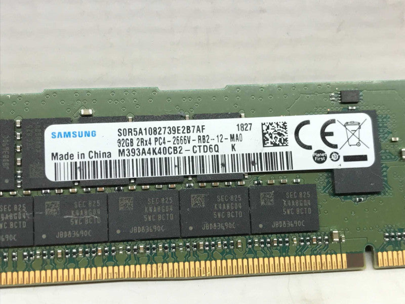 32GB SAMSUNG 2Rx4 PC4-2666V-RB2-12-MA0 Reg ECC Server RAM +